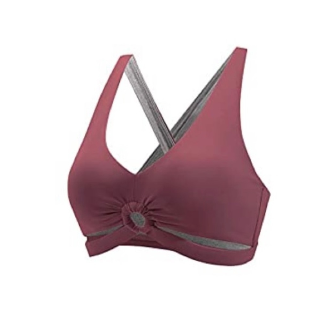 QUEENIEKE Yoga Bra Light Support Cross Back Free to Be Serene Bra, 4/6 (small)